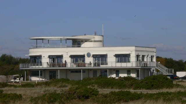 Clubhouse of Hayling Golf Club — links course on the southern tip of Hayling Island
