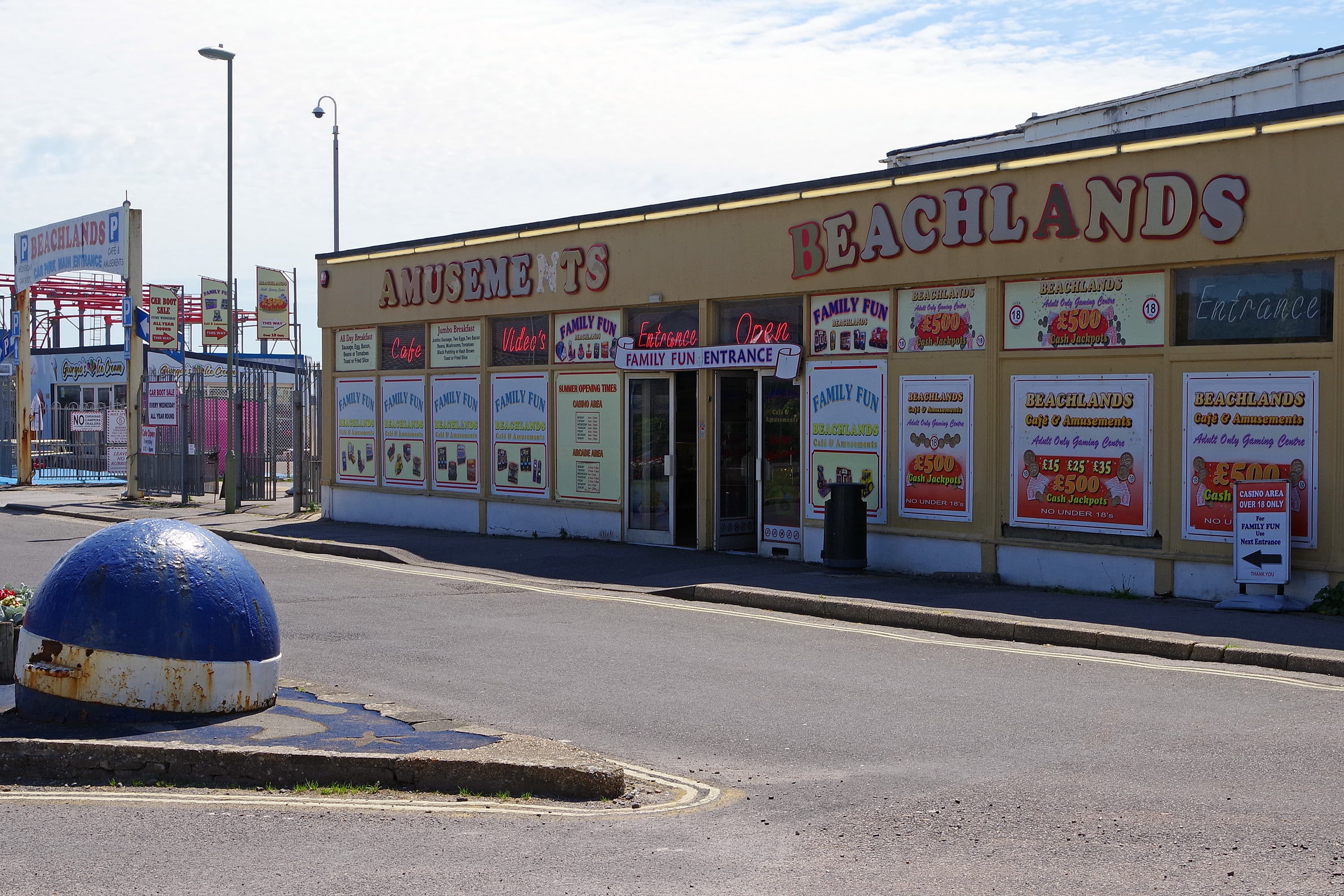 Beachlands Amusements funfair on Hayling Island seafront